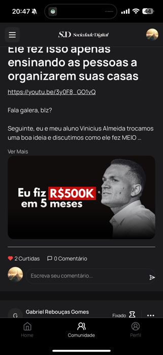 Sociedade Digital Screenshot 3 of 5