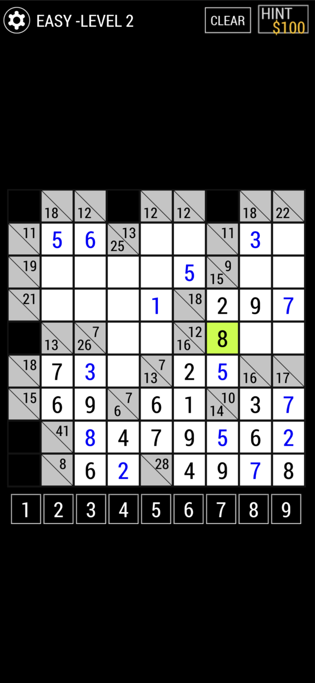 Kakuro Puzzle