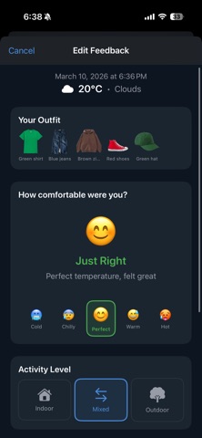 Wearther: What to Wear screenshot