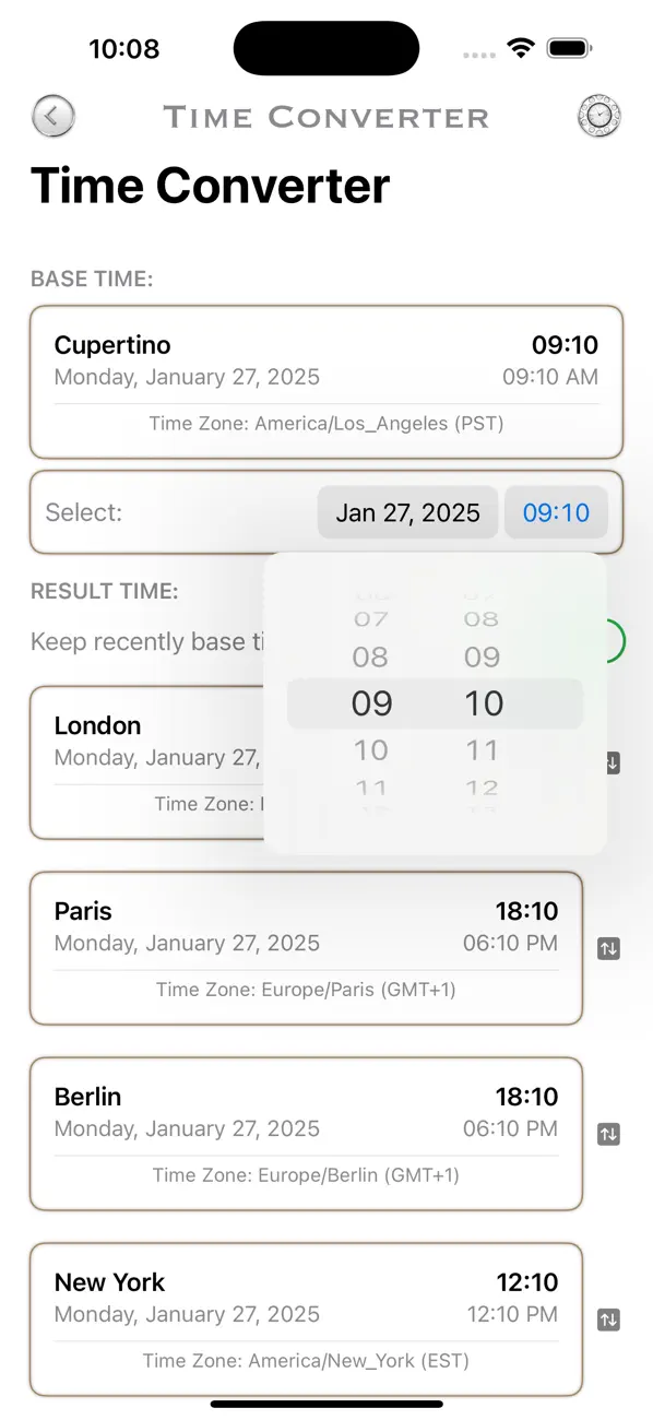Screenshot #2 pour TimeConverter2