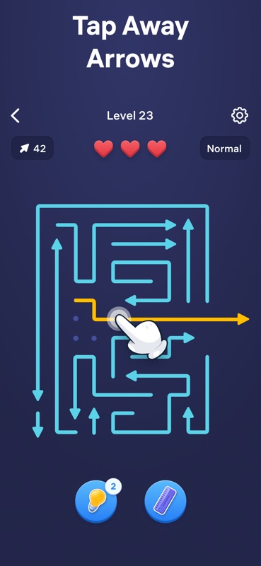 Arrow Puzzle - Tap Away Game screenshot 2