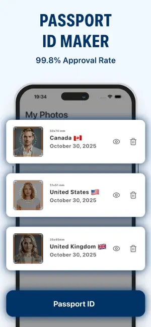 Passport Photo Maker - ID Visa screenshot 3