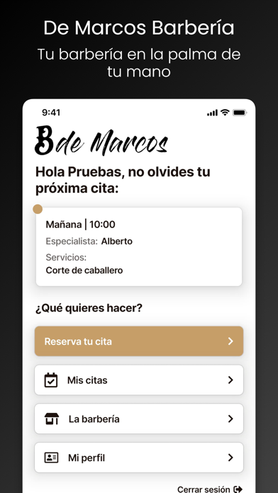 De Marcos Barbería Screenshot