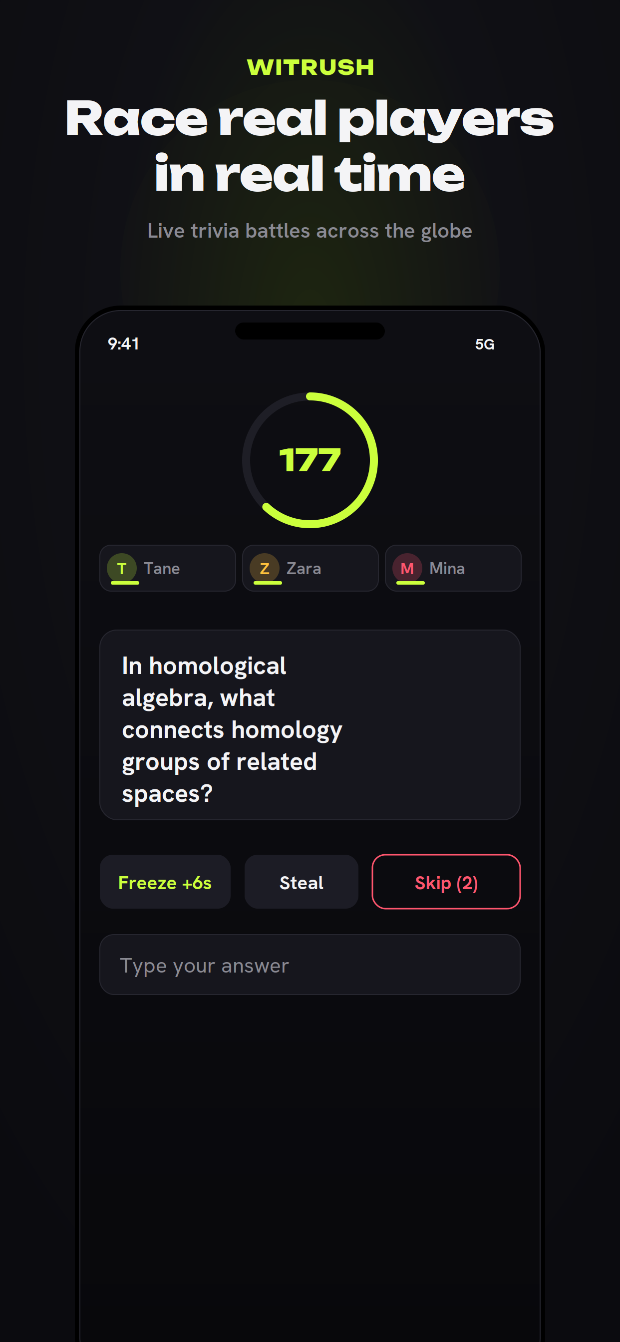 WITRUSH: Trivia Quiz Game