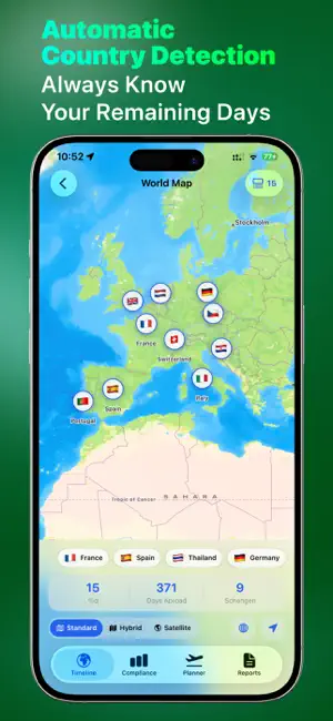 Country Days Tracker: Stayy screenshot 2