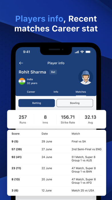 CricManiac: Live Cricket Score Screenshot