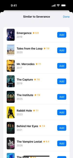 Show Tracker: TV & Movies screenshot 3