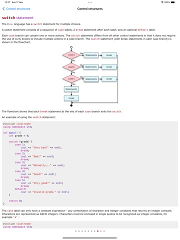 C++ Programming Tutorial iPad screenshot