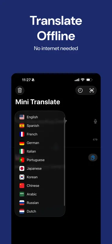 Translator: Mini Translate screenshot 1 of 3