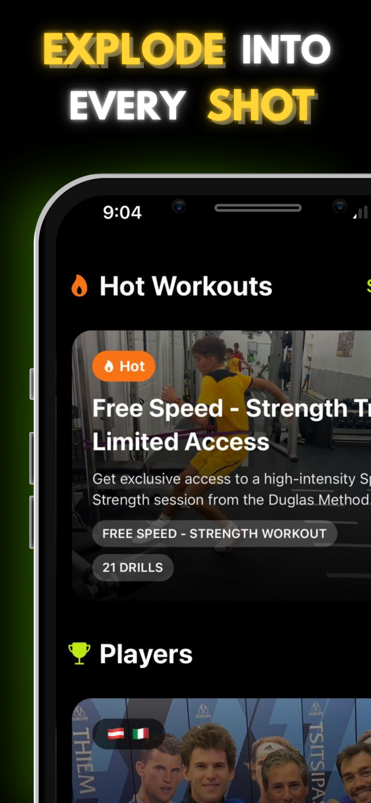 Tennis Fitness by Duglas screenshot 7