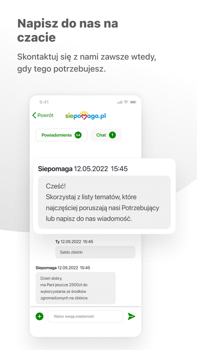 Moje Siepomaga Screenshot