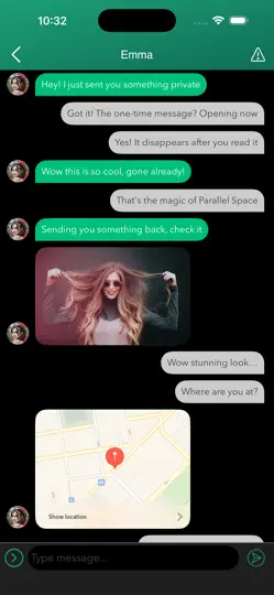 Скриншот Parallel Space For WhatsApp WA на iPhone 2