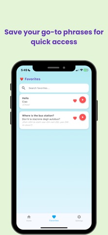Italian Phrasebook for Travel screenshot