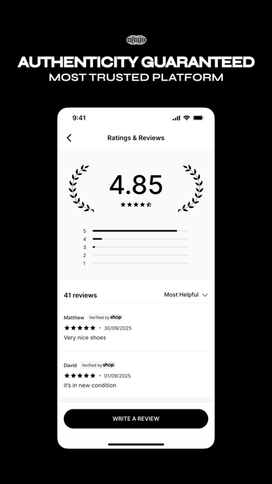 KICKS CREW iPhone screenshot 5 - Shopping app