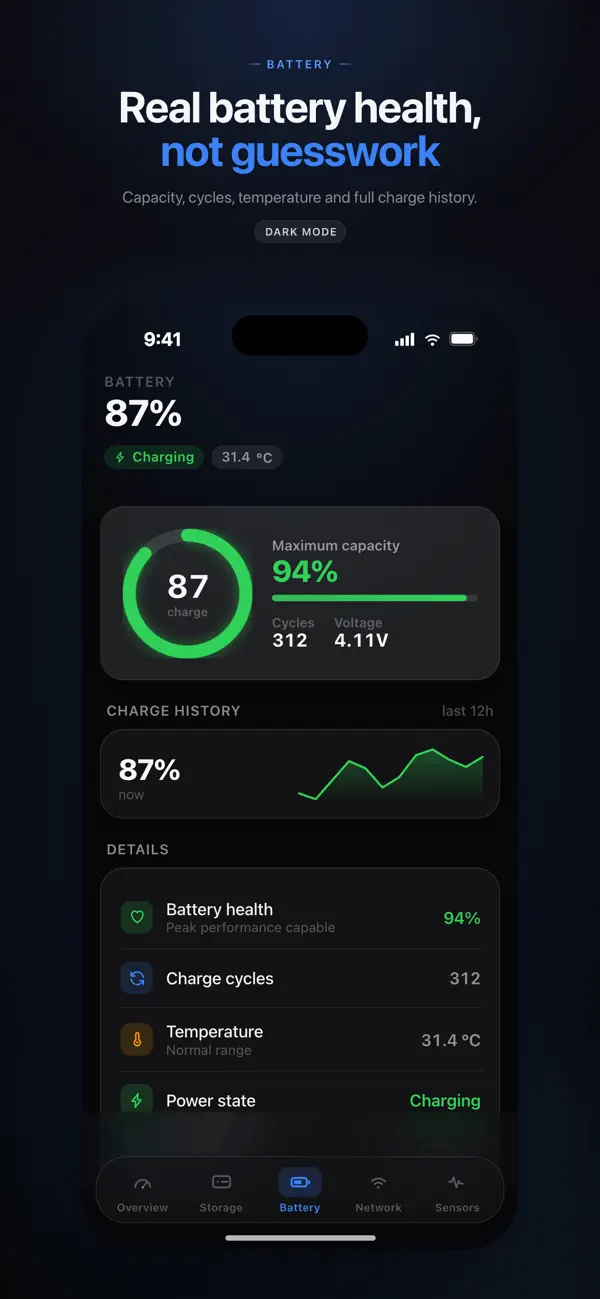Screenshot #3 pour Device Info: Hardware & Specs