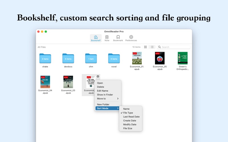 Screenshot #1 pour OmniReader - Your Library