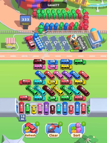 Car Jam 2 - Bus Riding Game iPad screenshot