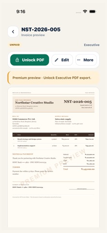 GST Invoice Maker & Billing Screenshot 2 of 6