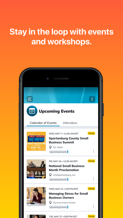 Power Up Spartanburg iPhone screenshot 4 - Social Networking app