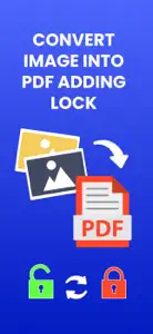 Photo To PDF : PDF Maker, Lock screenshot #1 for iPhone