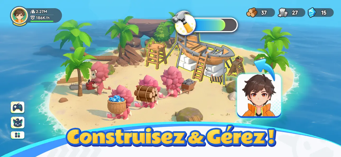 Catch & Build: Lands of Pals iOS Mod IPA screenshot 2 - iOS game interface