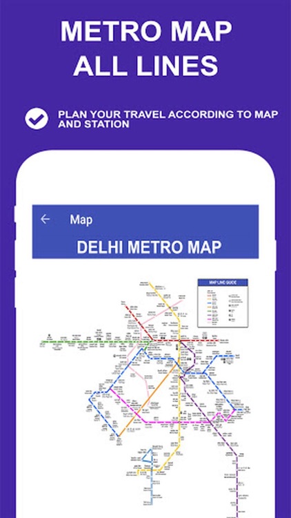 Delhi Metro Route Map and Fare screenshot-5
