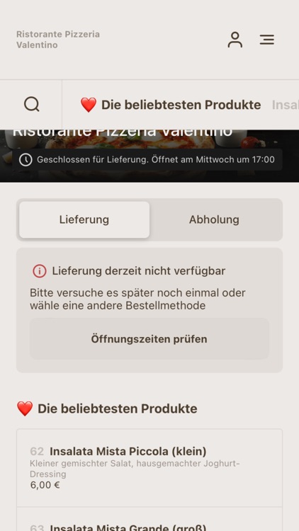 RISTORANTE PIZZERIA VALENTINO