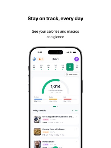 Calory: AI Calorie Tracker iPad screenshot