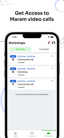 Maram Classroom screenshot