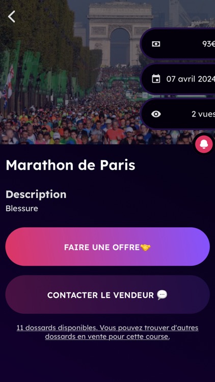 RuninTwo - Dossards (revente)