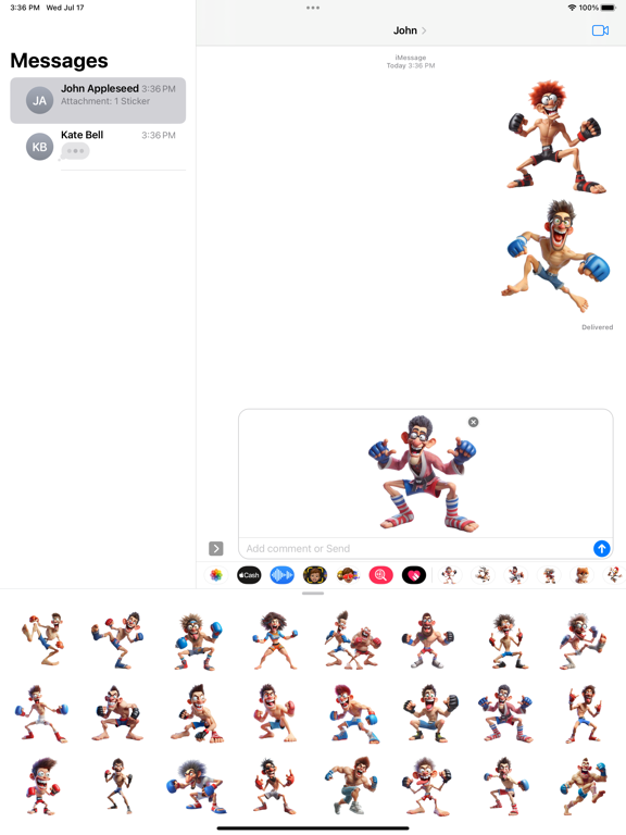 Screenshot #6 pour Goofy MMA Stickers