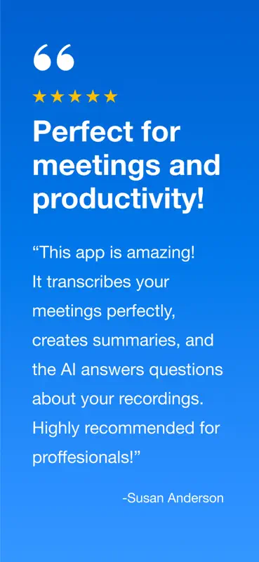 Summary - AI Note Taker screenshot 7 of 9