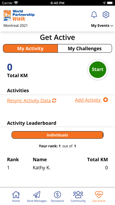 World Partnership Walk Screenshot