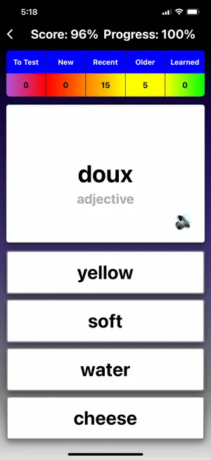 Learn French Words Flashcards screenshot 3
