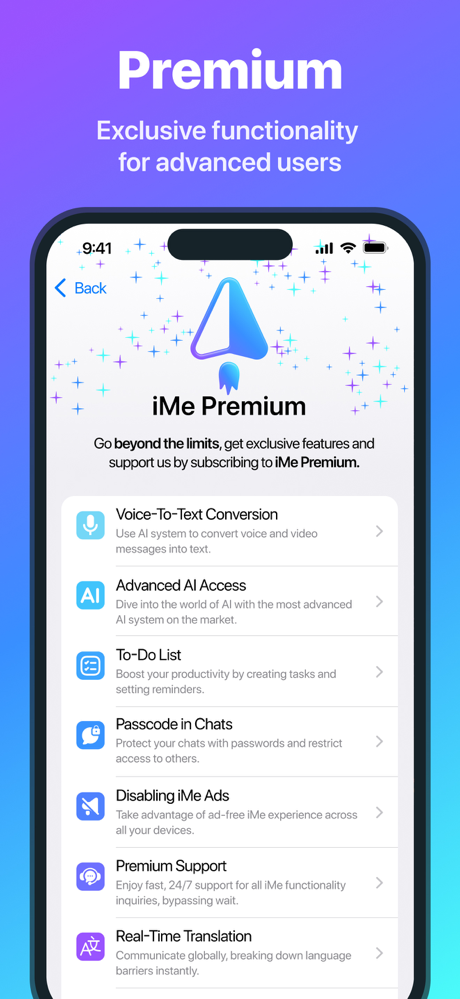 iMe: Telegram AI Messenger screenshot 9