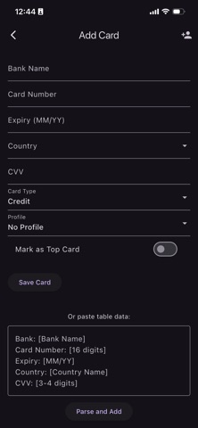 CV Wallet screenshot