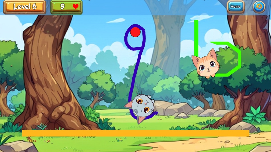 #5. Draw to Save The Cat (iOS) By: Eventronic Systems, SL