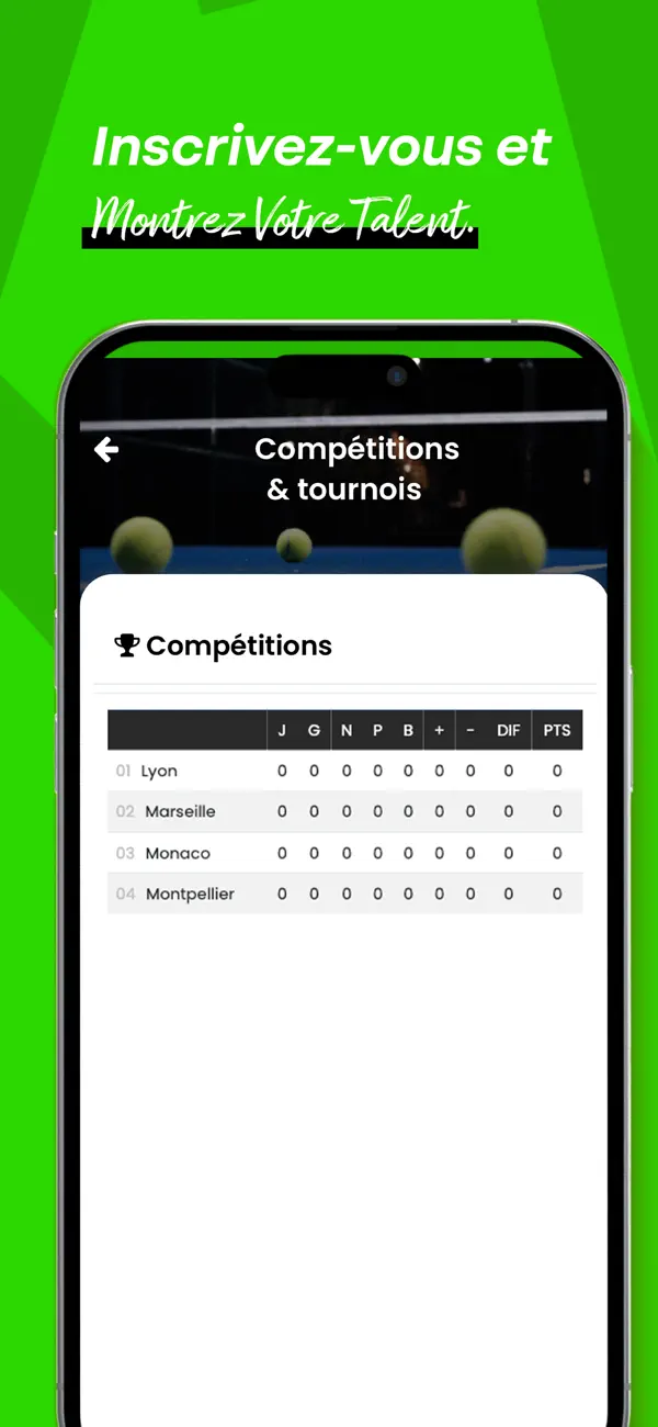 Screenshot #1 pour PADEL EAUNES