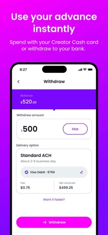 Creator Cash App screenshot