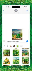 St. Patrick's Day Stickies screenshot #3 for iPhone