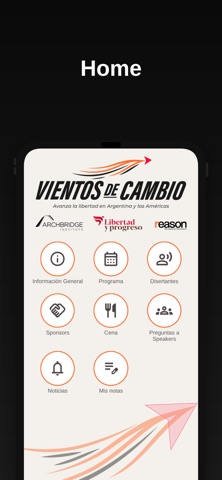 Vientos de Cambio iPhone screenshot 1