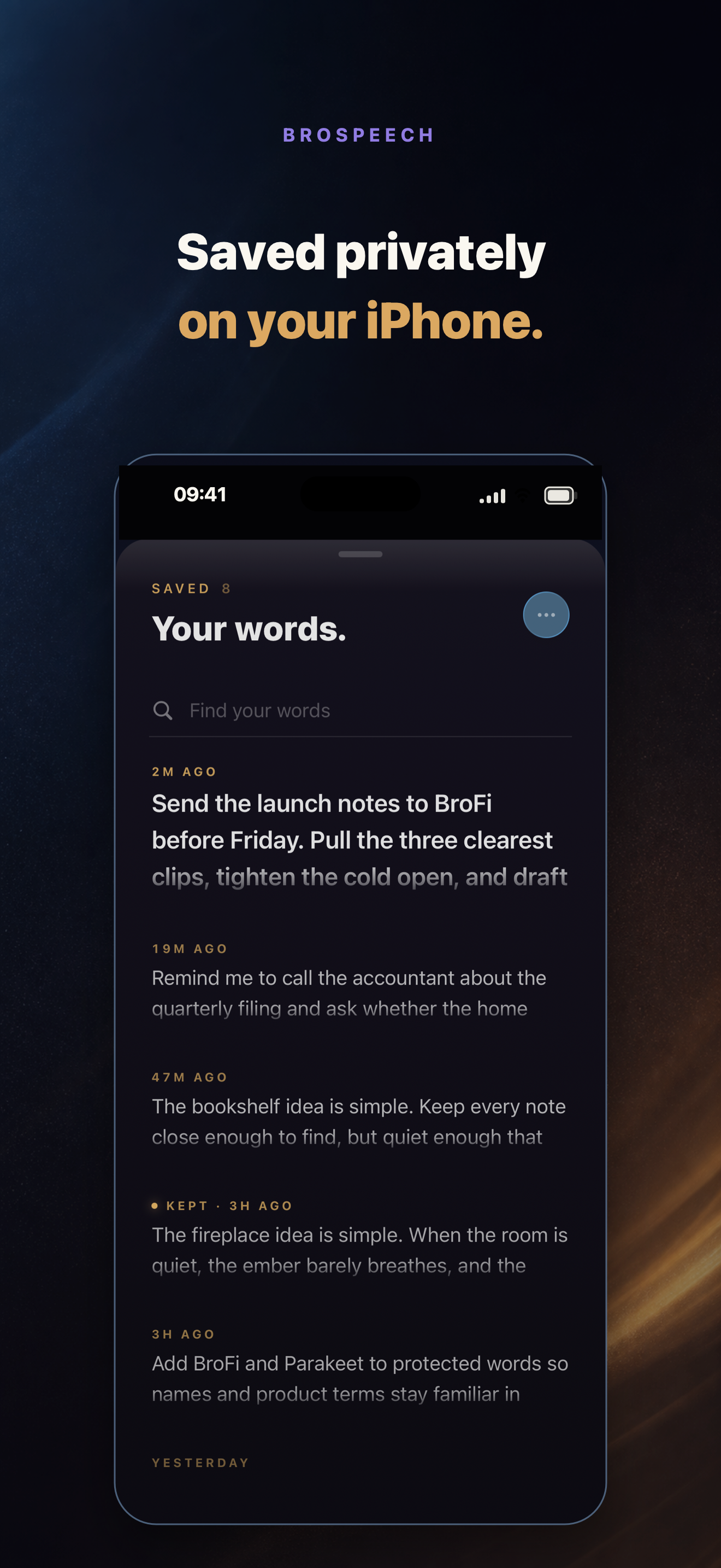BroSpeech: Voice to Text