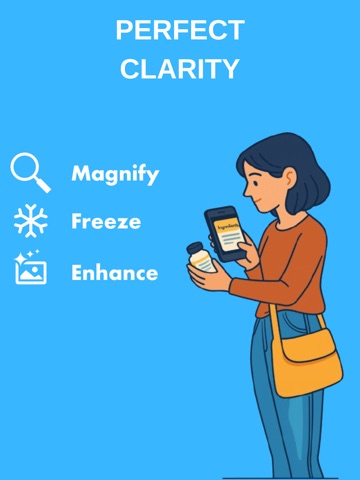 Reading Glasses: Magnifier iPad screenshot
