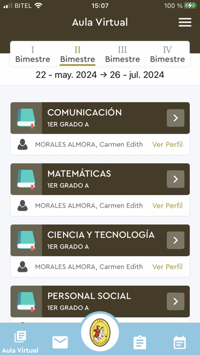 Colegio Apostol Santiago Screenshot