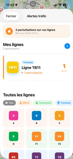 Screenshot von Lyon Pocket auf dem iPhone 3