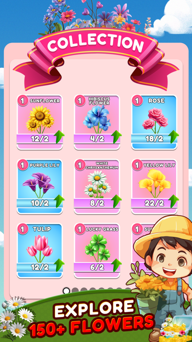 Flower Matching Game Screenshot