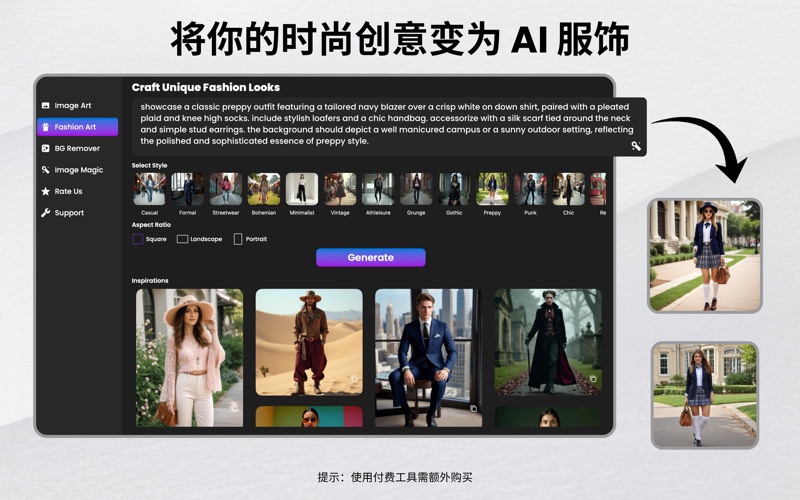 AI图片生成: ai照片绘图绘画,动画,绘画游戏,生成图 screenshot