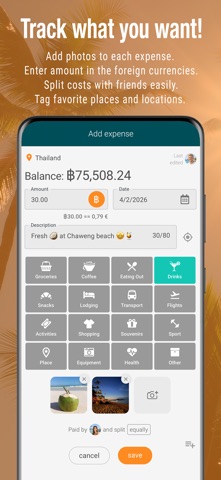 TravelSmarty: Travel Budget screenshot