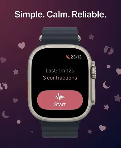 Screenshot #1 pour Contraction Timer Watch