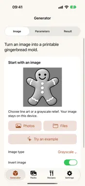 Gingerbread Form screenshot 2